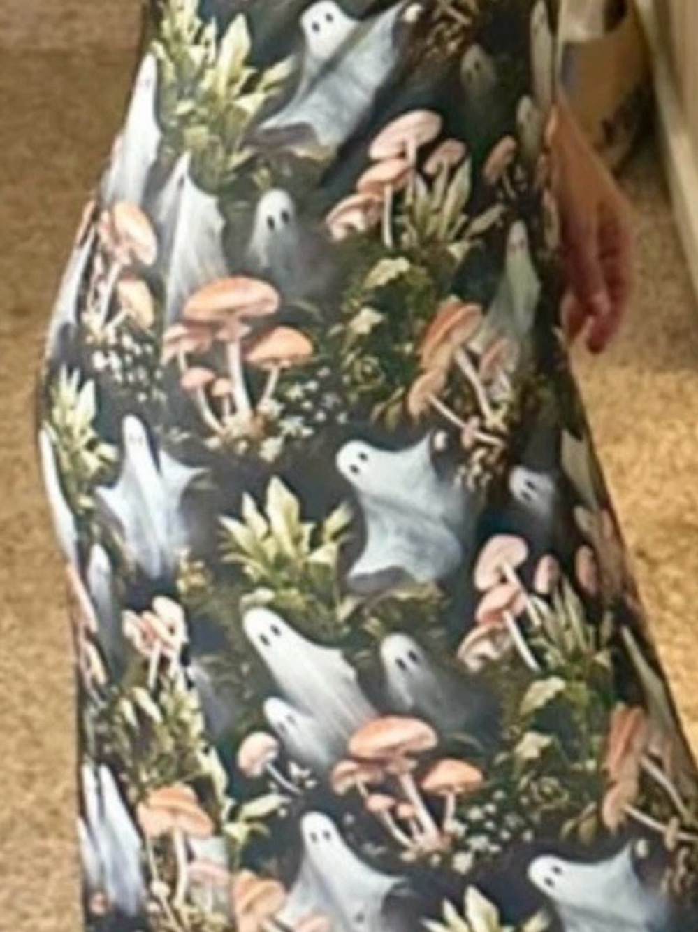 Whimsical goth Mushroom ghost Maxi Dress-Hot topic-small